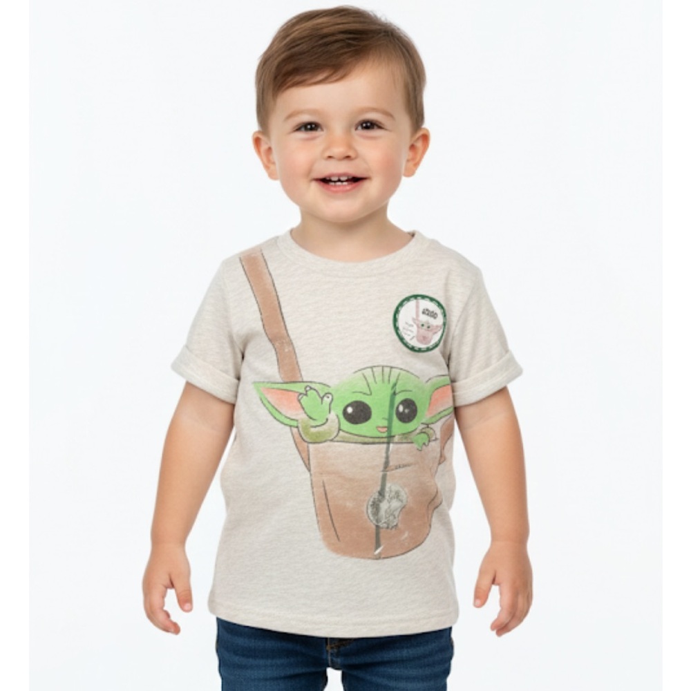 DISNEY STAR WARS Grogu T-Shirt, Unisex Kids, Size 18M